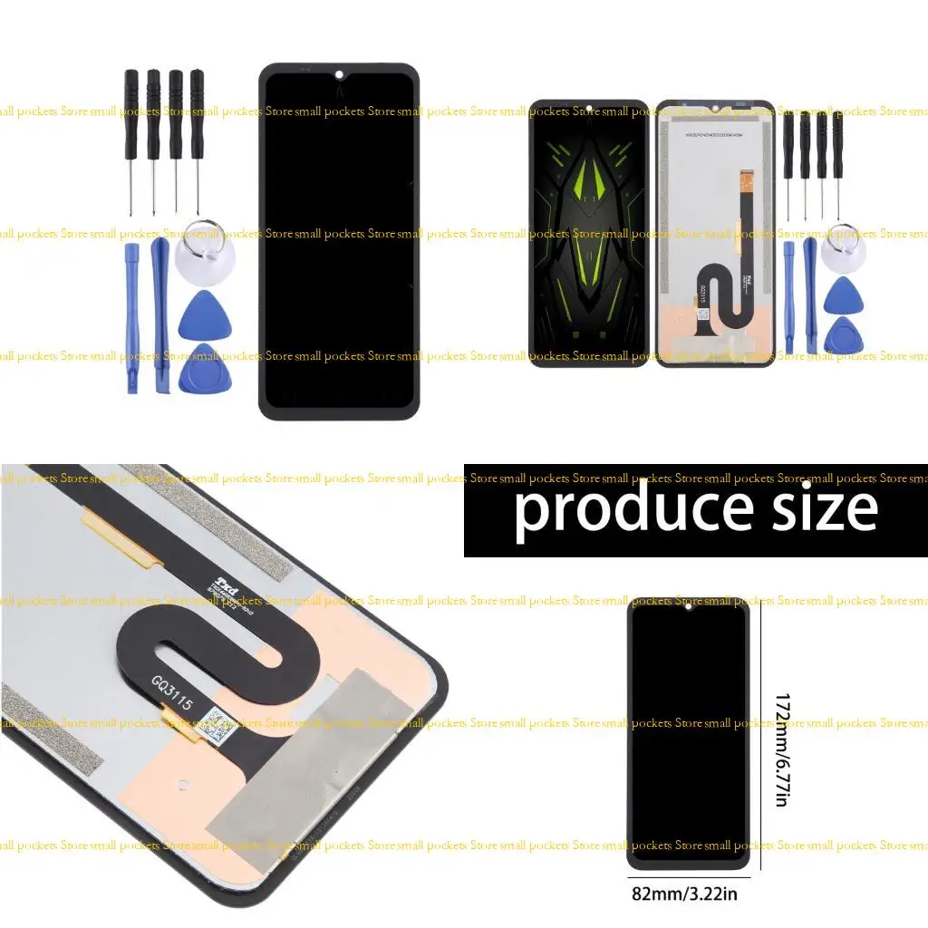 

R1WD Not Scratch Resistant Touches Panel LCD Full Assembly Replacement 90Hz Rate Touches Screens for Armor22