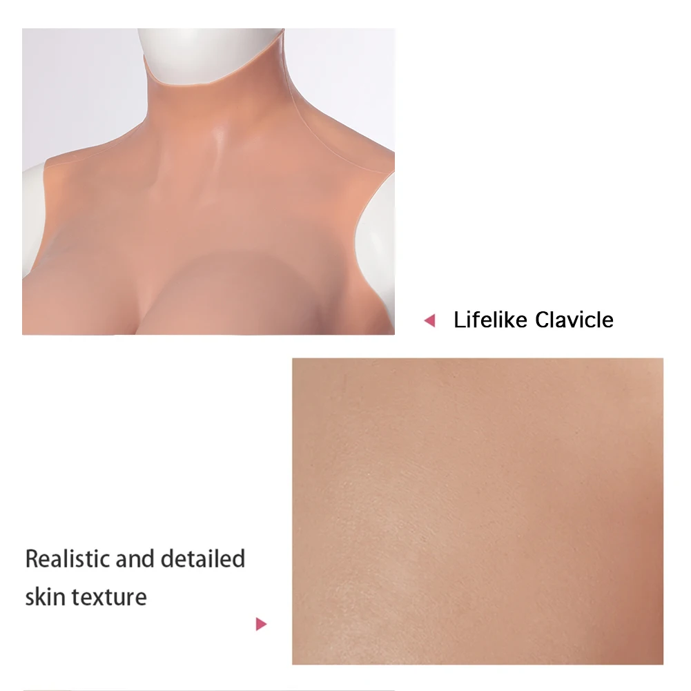 أشكال ثدي سيليكون واقعية للثدي المتقاطع ، الثدي الاصطناعي المزيف ، خنثى ، ملكة السحب ، المتحولين جنسيا ، تأثيري #6