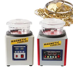 KT-205/KT-205AElectro Magnetic Tumbler Jewelry Polisher - 800g Capacity, 2800rpm, for Polishing Gold and Silver