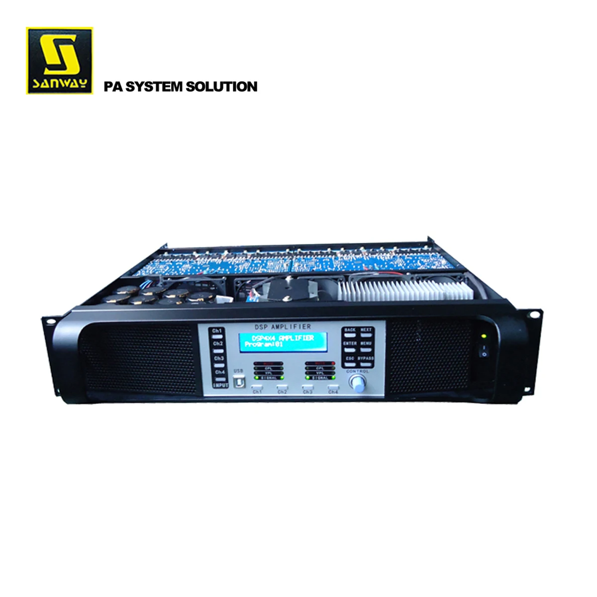 DSP-6KQ 4x 2000 Вт 4-канальный