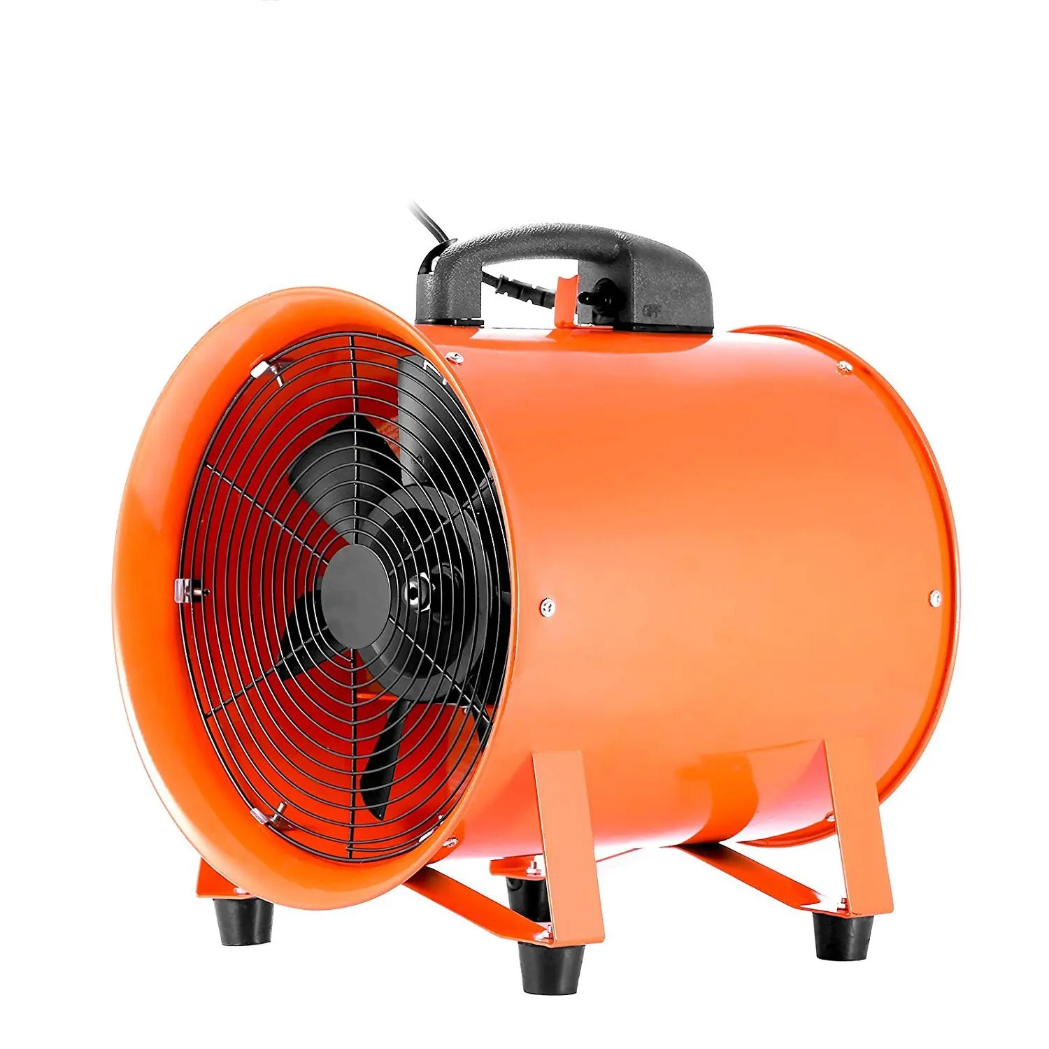 Utility Blower 10 Inch 0.45HP 1520 CFM 3300 RPM Portable Ventilator High Velocity Utility Blower Fan Multifunctional