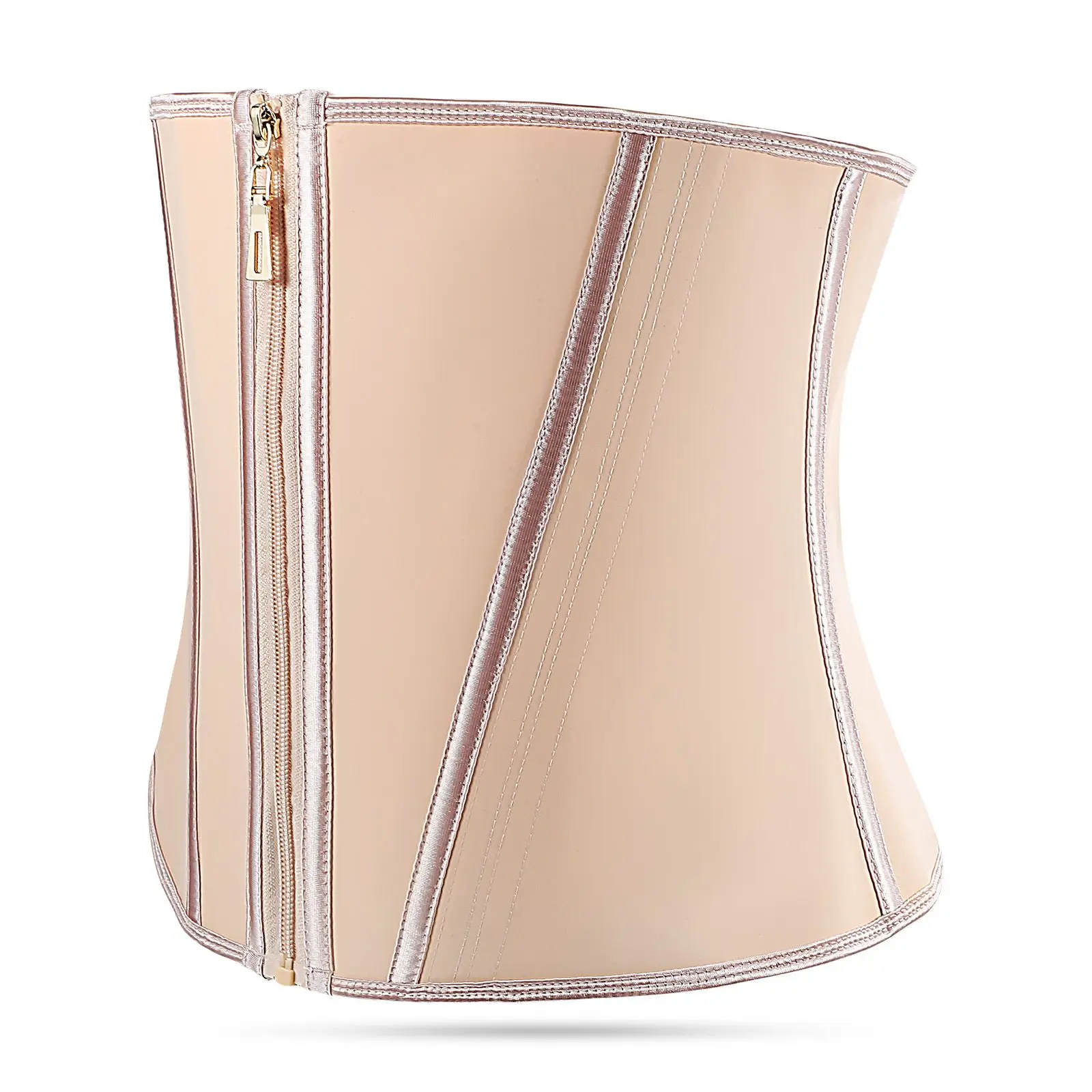 Zippered Shapewear Waist Trainer For Women Emulsion Band Long Use Stylish