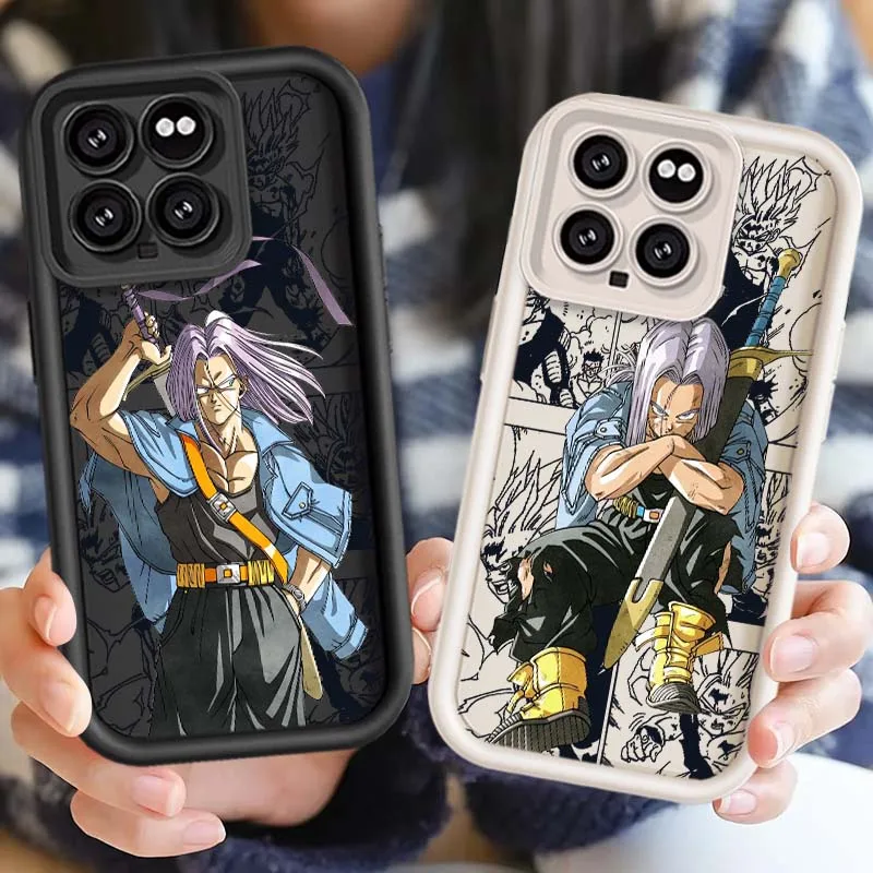 

D-Dragon Ball Trunks Anime For Xiaomi Mi 17 15 14 13 12 14T 13T Pro Max Lite Eye Ladder Phone Case Cover