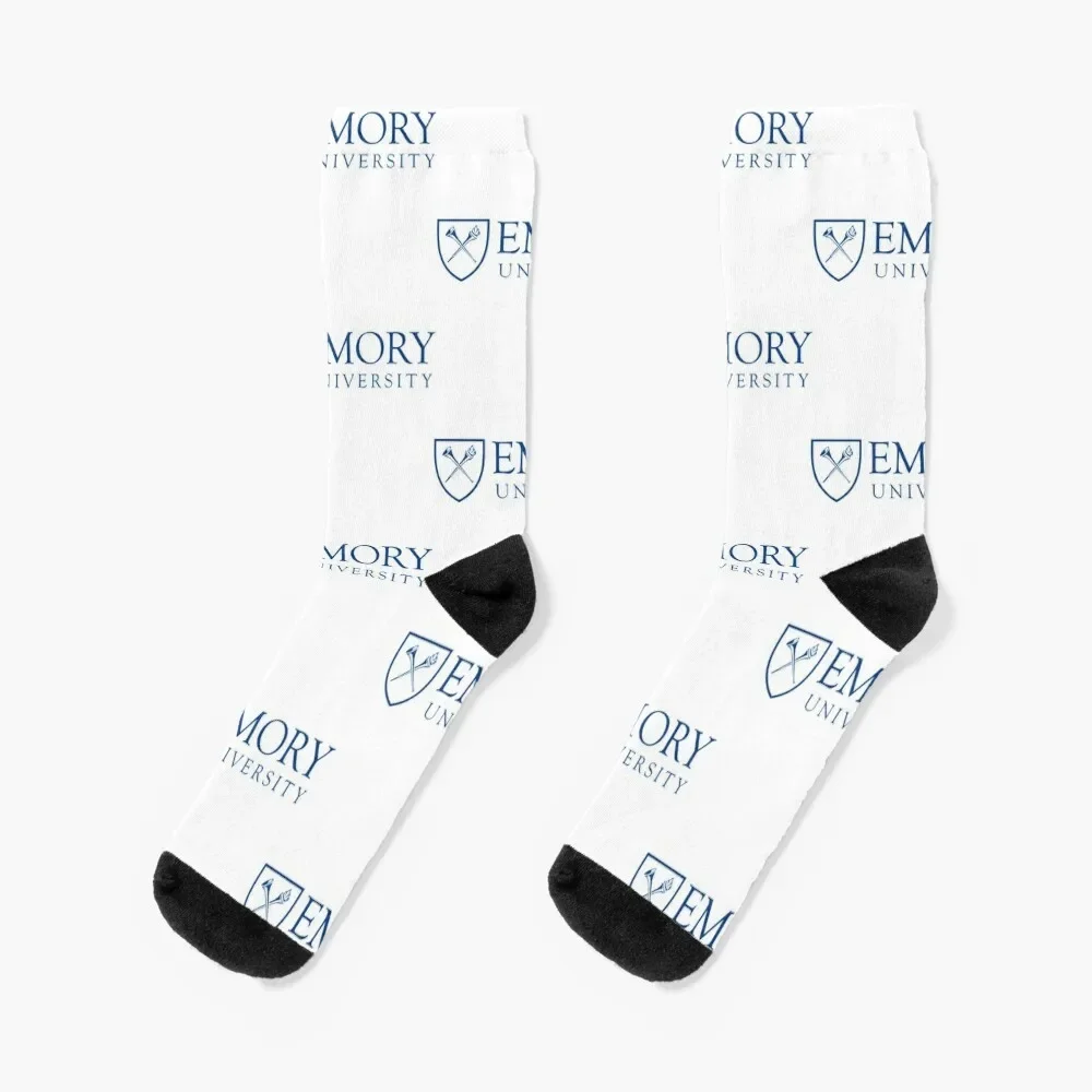 

emory university merch Socks Antiskid soccer New year's Ladies Socks Men's