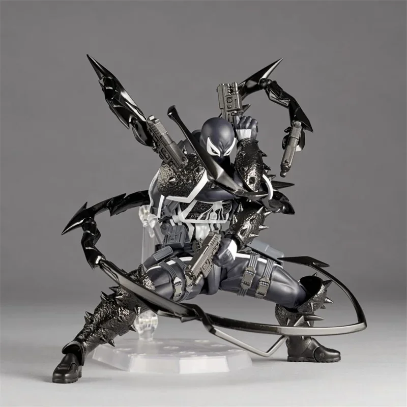 New 16cm Marvel Figure Agent Venom Action Figure Revoltech Figurine Decoration Collection Figurine Toy Model Children Gifts