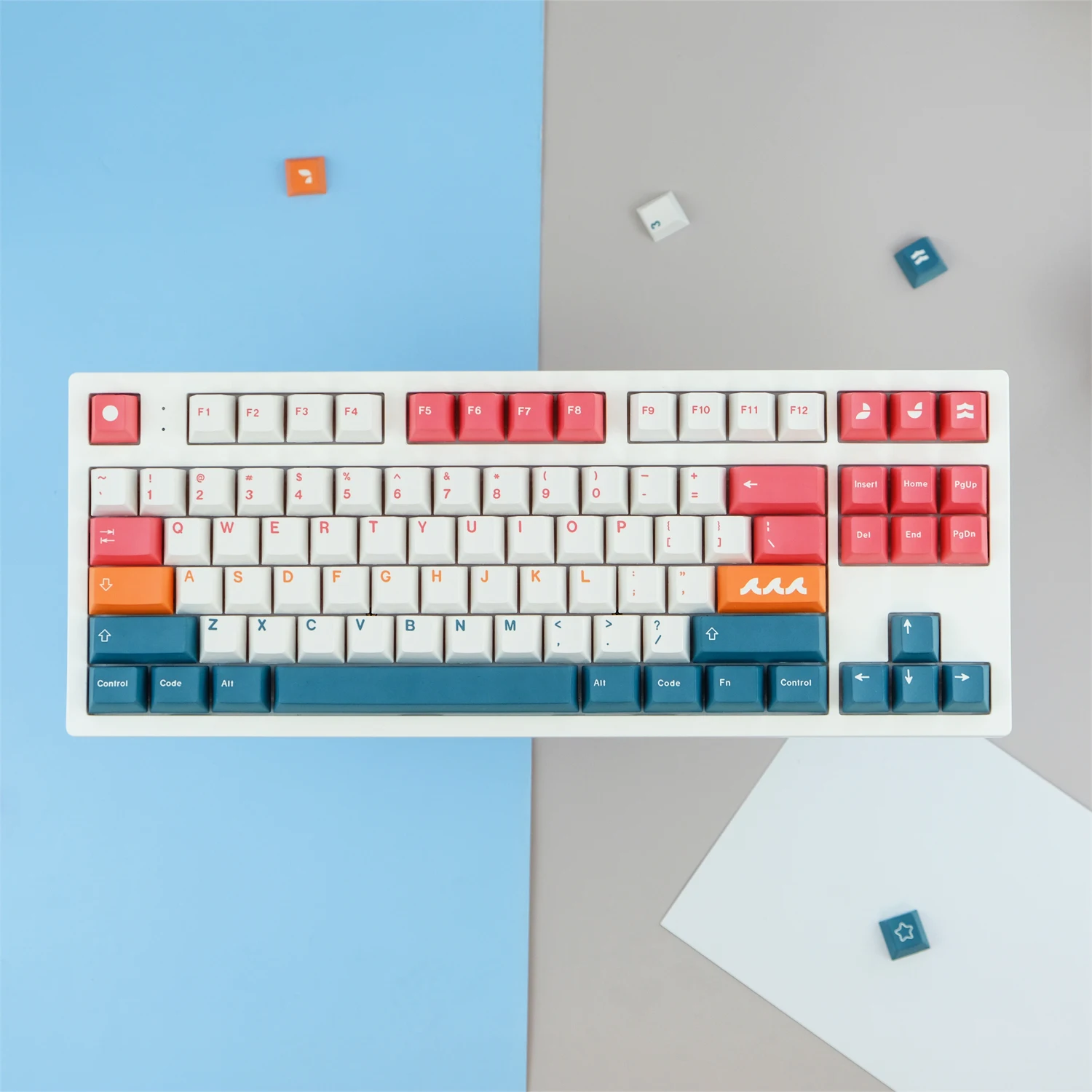 129 Keys GMK Salt Lake Keycaps PBT Dye Sublimation Cherry Profile Keycaps For Mx Switch Custom Mechanical Keyboard Anne GH60