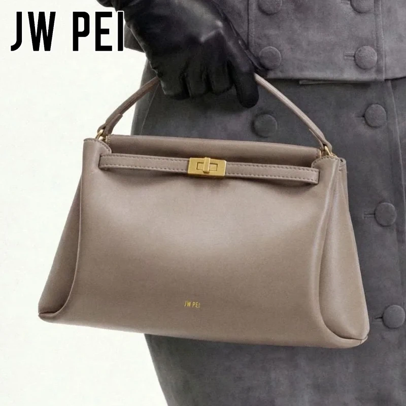 JW PEI Carmen Women's Luxury Handbag Fashion Small Square Bag Top Handle Purse Shoulder Crossbody Bag Elegant Casual Designer Style Tote Bag for Ladies