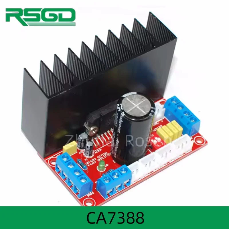 CA7388 TDA7388 New 4-Channel Amplifier Board 4x41W Receivers Amplifier TDA7850 Car Audio Amplifier Board Optoelectronic Displays