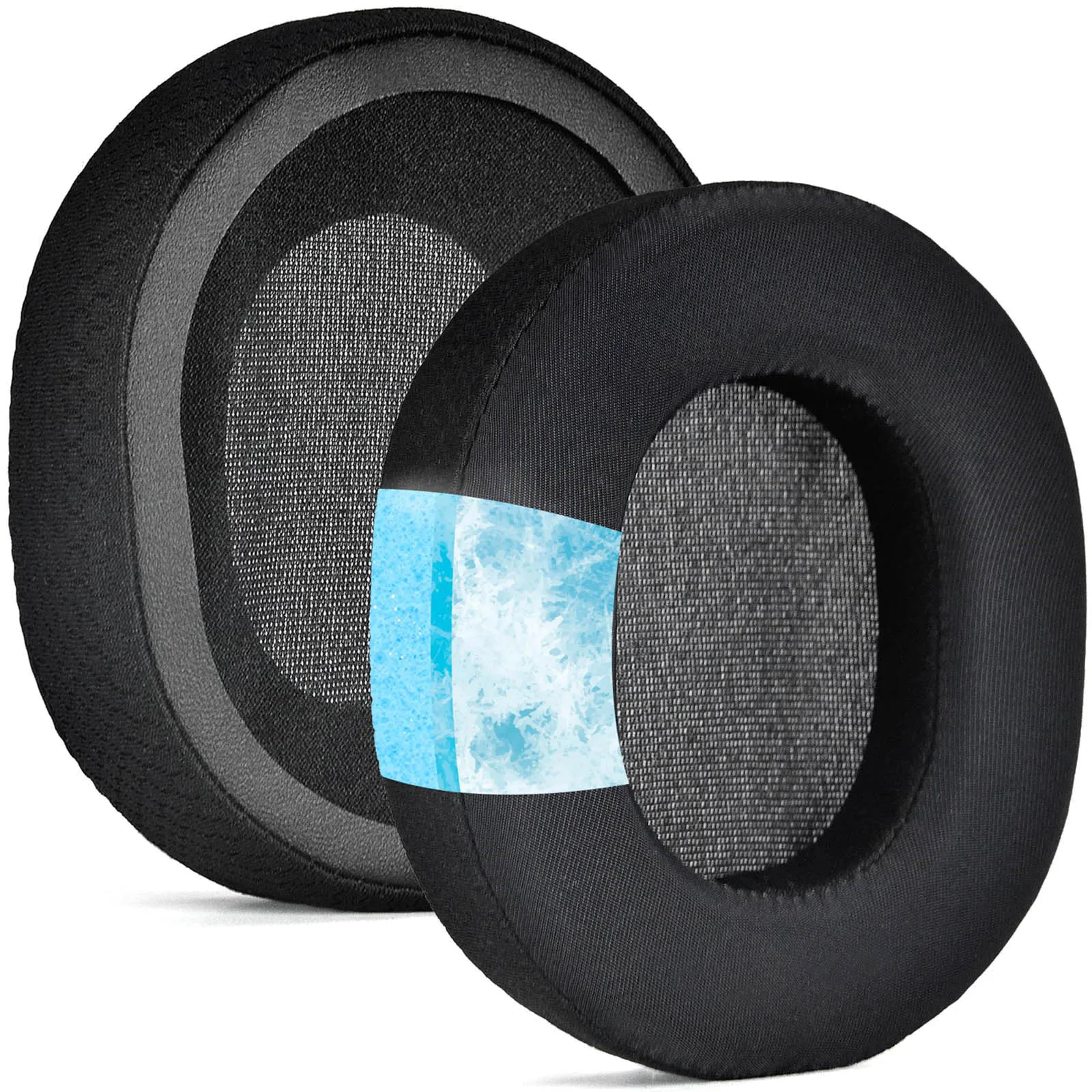 1 Pair Cooling Earpads Headphone Cushion Cover With Ice Sensing Gel For SteelSeries Arctis 1 3 5 7X 9X 9 Pro Headset Accessories