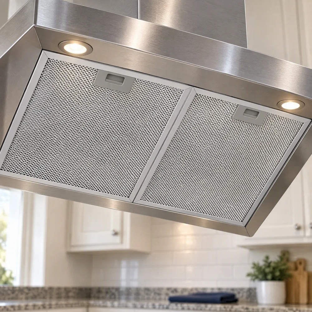 Washable 5 Layer Aluminum Mesh Range Hood Filter Replacement For Vissani WA0575 30 Inch Pyramid Wall Mount Kitchen Ventilation