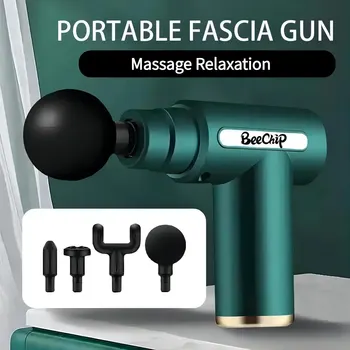 Mini fascia gun wireless massage gun muscle relaxation massage equipment neck membrane Rob cervical spine massage instrument