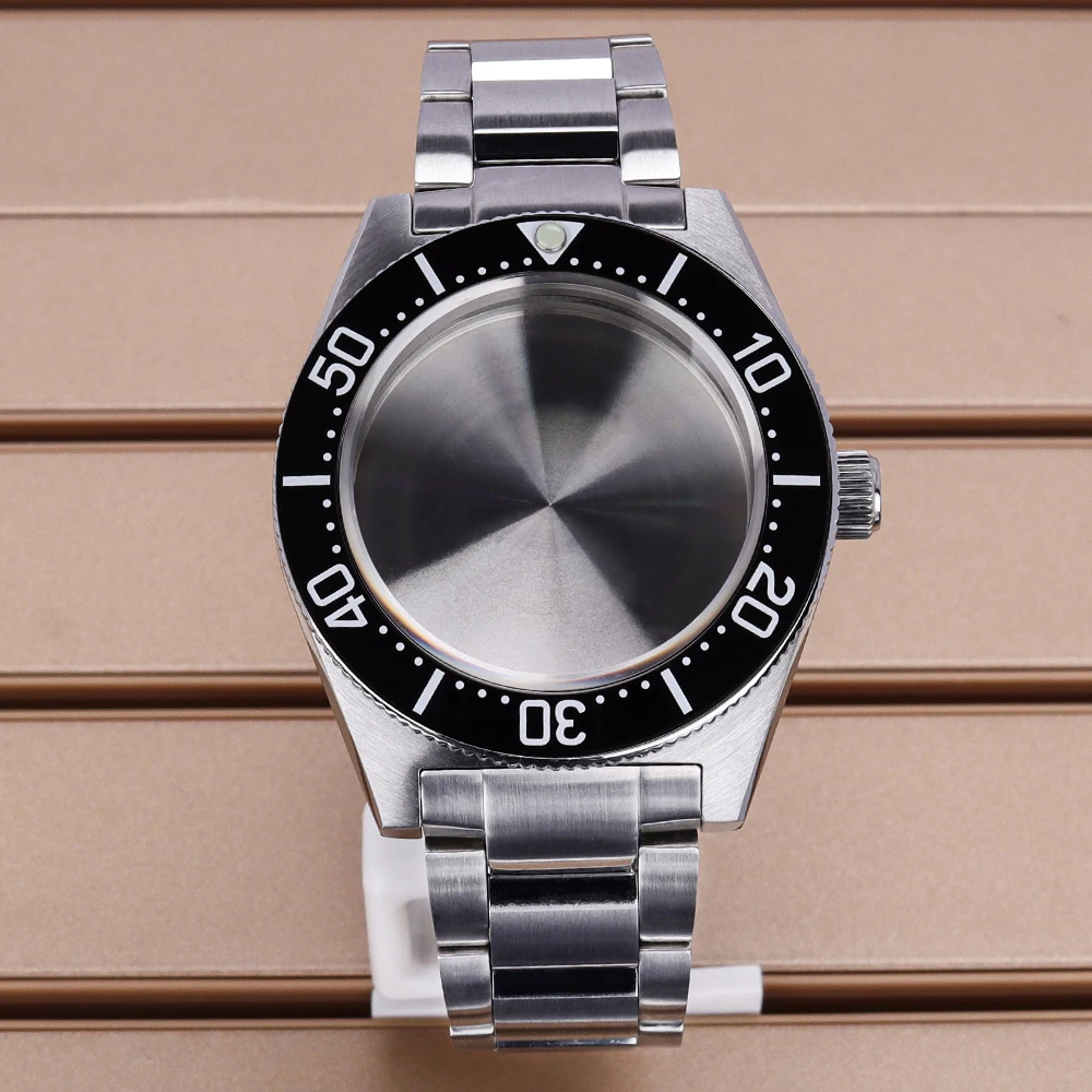 

40mm Watch Case Bracelet Solid Stainless Steel Watch Accessories For Mod SPB143J1 NH35 NH36 NH38 4R36 Movement Sapphire Crystal