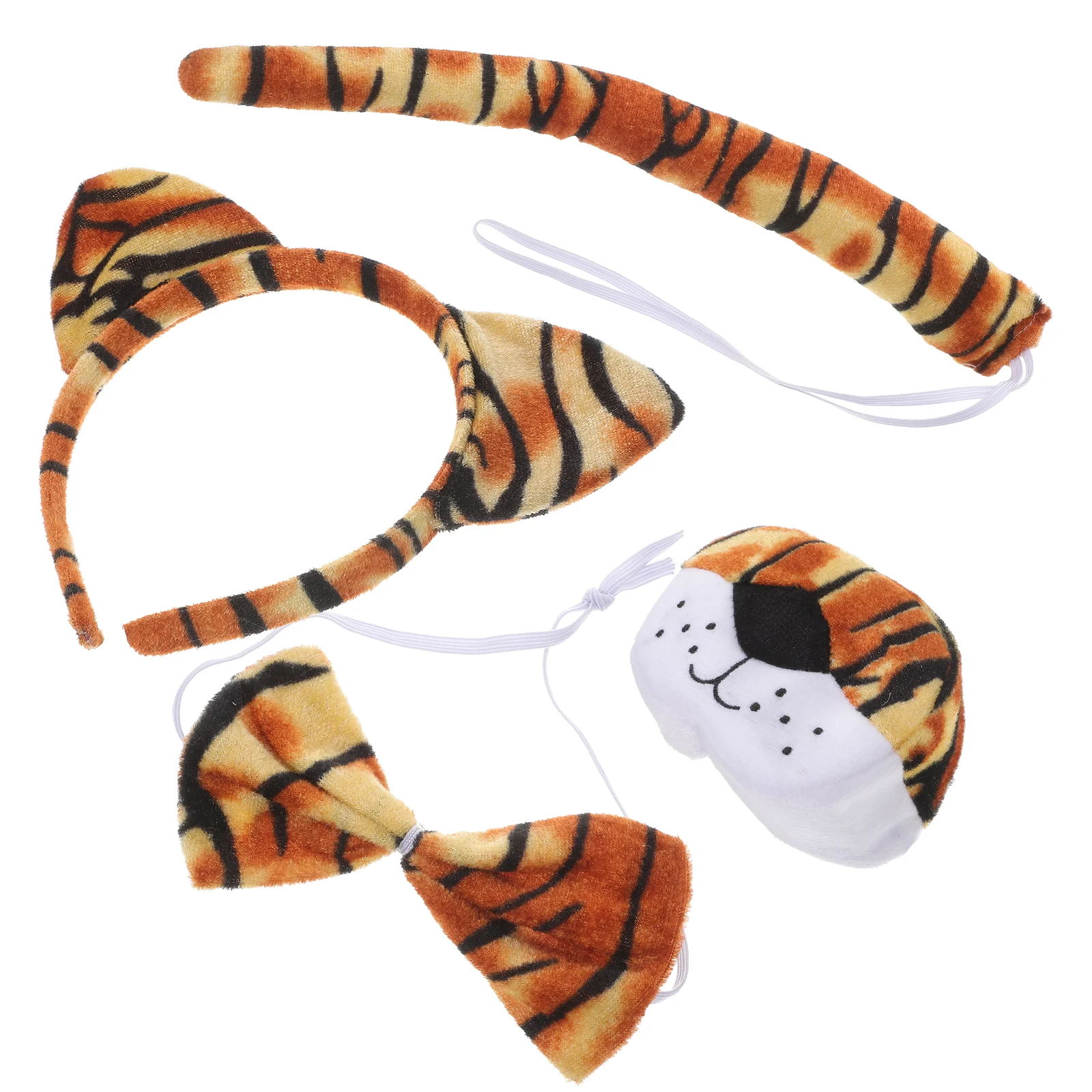 Tiger Headband Nose Ears for Women Costume Accessories Adult Tail Kids The Outfit Lids