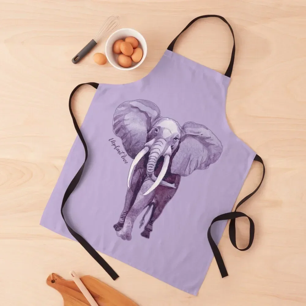 

Фартук «Слон Любовь» Униформа шеф-повара Женские женские платья Фартук