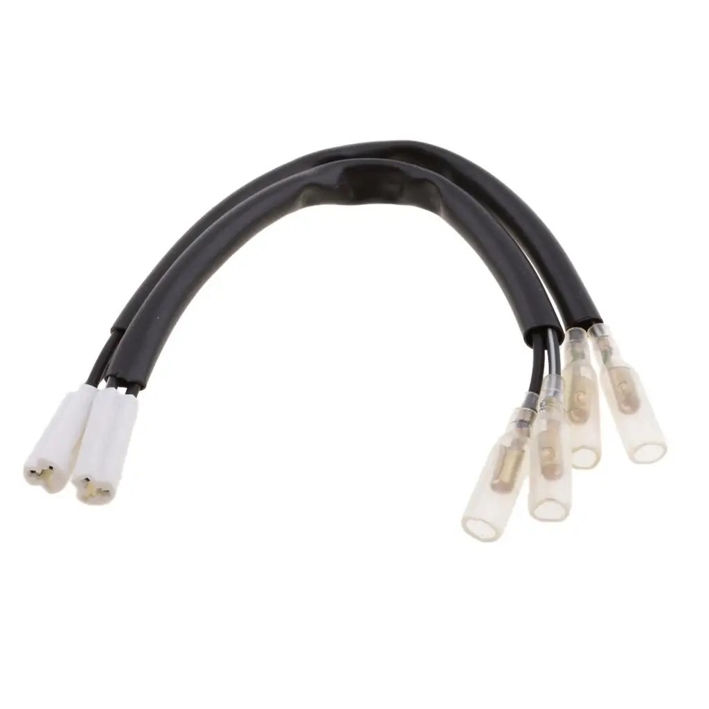 Turn Signal Indicator Adaptor Leads Connector Rubber Plug Adapter for Yamaha XJ6 YZF 600 R6 Upgrade Harness