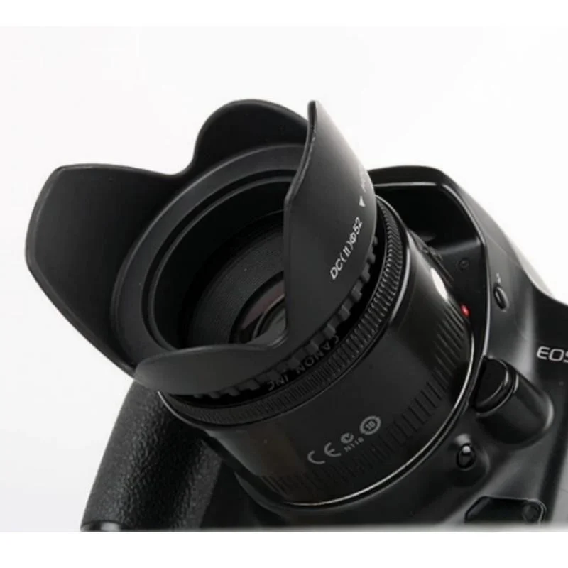 49mm 52mm 55mm 58mm 62mm Screwed Flower Petal Sunshade Lens Hood For Nikon Canon Sony Fuji Olympus DSLR Camera