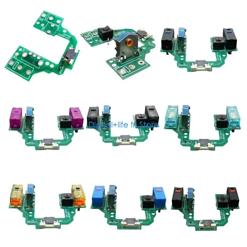 E06D Welded Soldered Mouse Board External Button Module Micro Switches Button Board for GPROX Superlight GPX Mouse