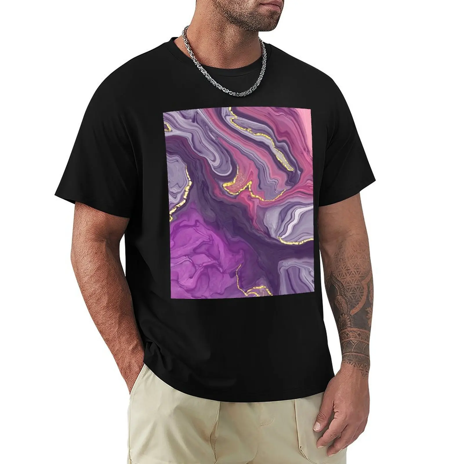 

Gold Swirl T-Shirt Funny t-shirt Funny t-shirts tees anime clothes t shirt men