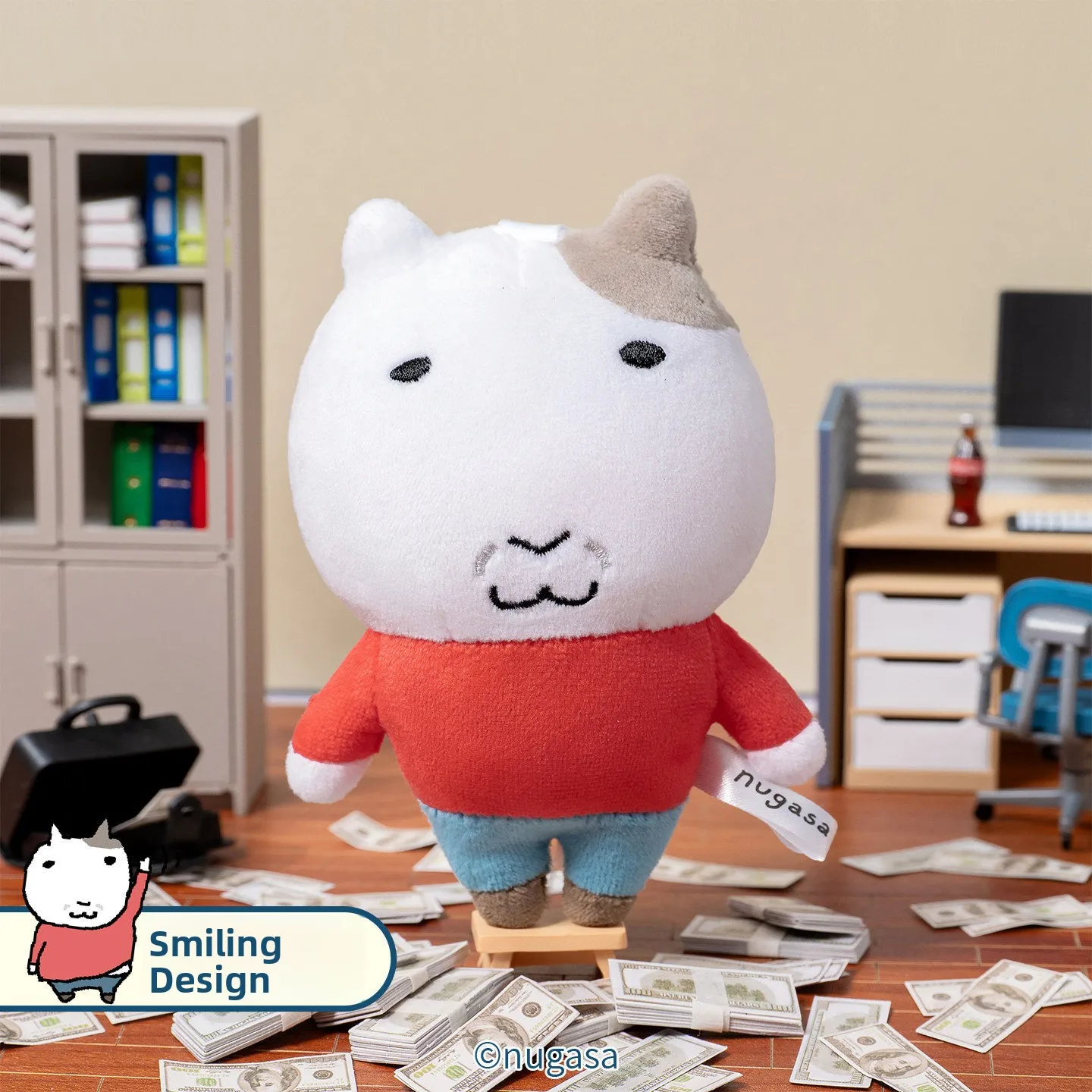 醜い猫のぬいぐるみ-ヴィンテージおもちゃ-収集価値のある置物-泣いている猫のデザイン-トレンディな遊び道具-人形-抽象的なギフト-在庫あり