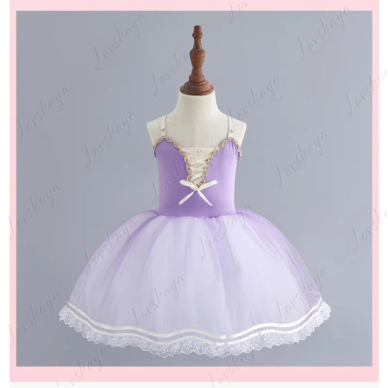 تنانير الباليه للأطفال - توتو البجعة الصغيرة، تنورة منفوشة، أزياء الباليه للفتيات، أزياء التدريب، أزياء الأداء