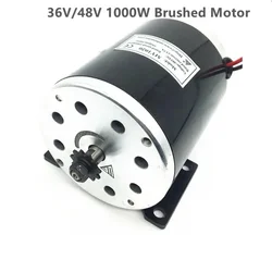 Electric Bicycle Brushed Motor, DIY Modification, Electric Bike, Tricycle, Scooter Engine, 36V, 48V, 1000W, MY1020