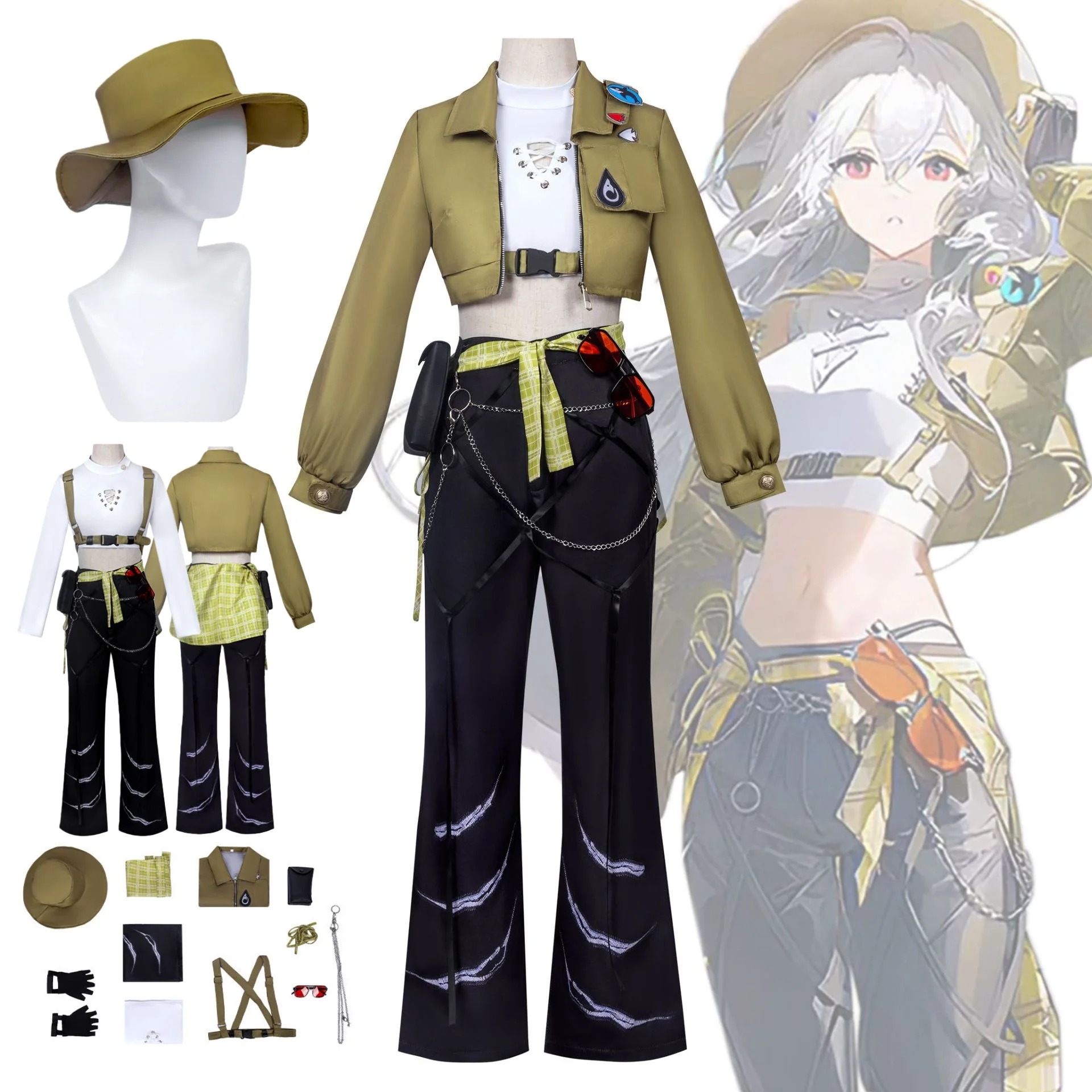 

Аниме Skadi Косплей Костюм Игра Arknights Костюмы на Хэллоуин