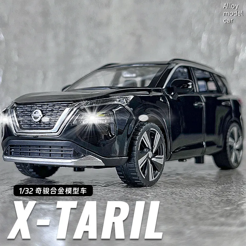

Модель автомобиля Nissan X-Trail SUV 1:32, литая под давлением, имитационная модель, подарок-игрушка для мальчиков, рождественский подарок