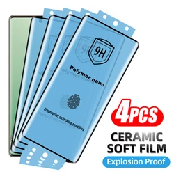 2-4Pcs 3D Curved Clear Ceramic Film For Tecno Spark 20 Pro Plus Explosion-proof Screen Protector Not glass