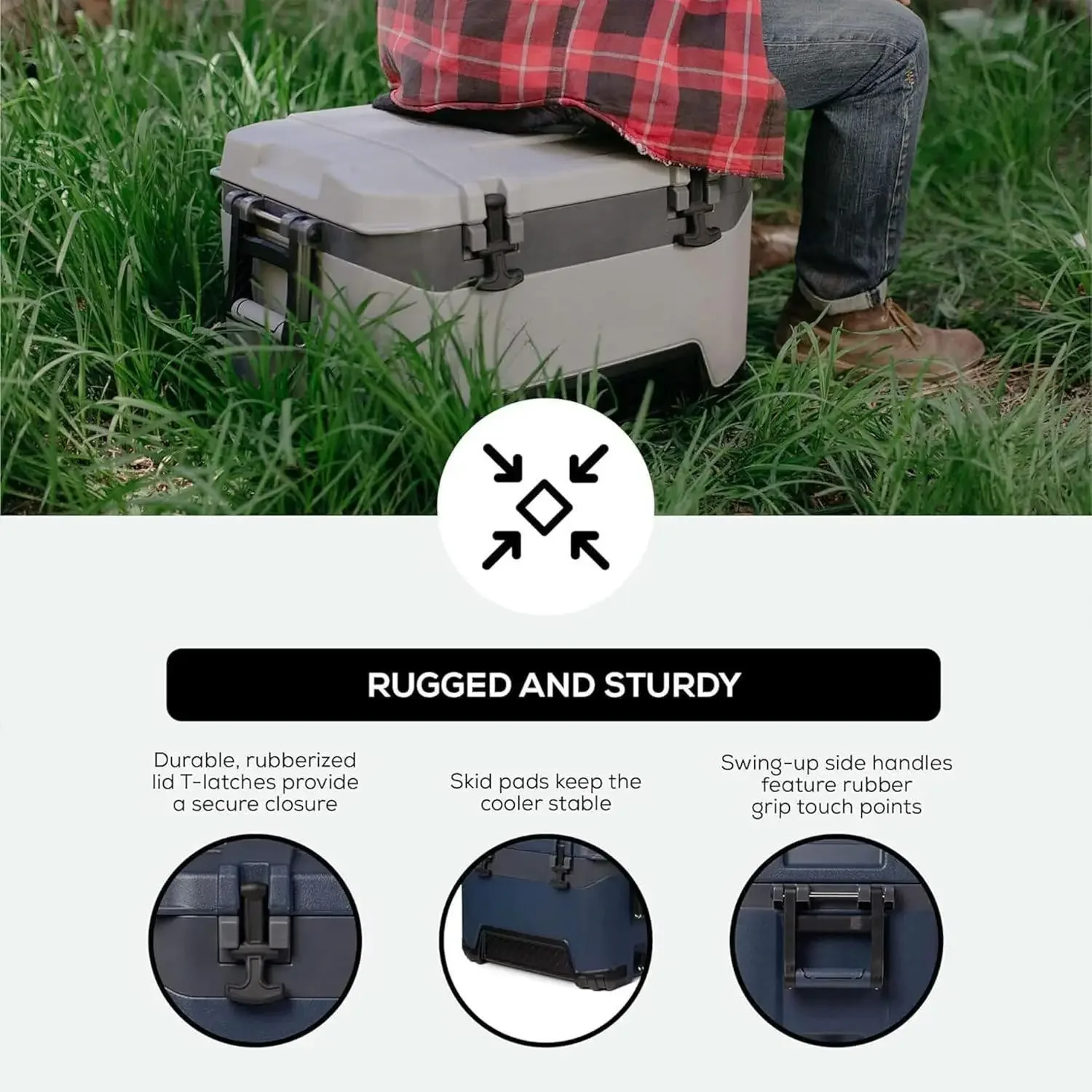 مبردات YC-Hard (25-72QT) مبرد محمول - تخييم - حفلة - عشاء - حفلة الباب الخلفي #5