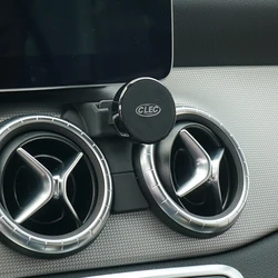 Car phone holder magnetic car air vent bracket GPS stand phone holder accessories for Mercedes Benz CLA C177 GLA X156