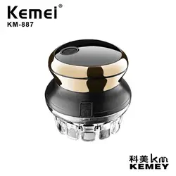 Kemei KM-887 Automatic Men'S Hair Clipper 360 Degree Barber Cutter Head Electric Trimmer USB All Round Haircut Hair Clipper