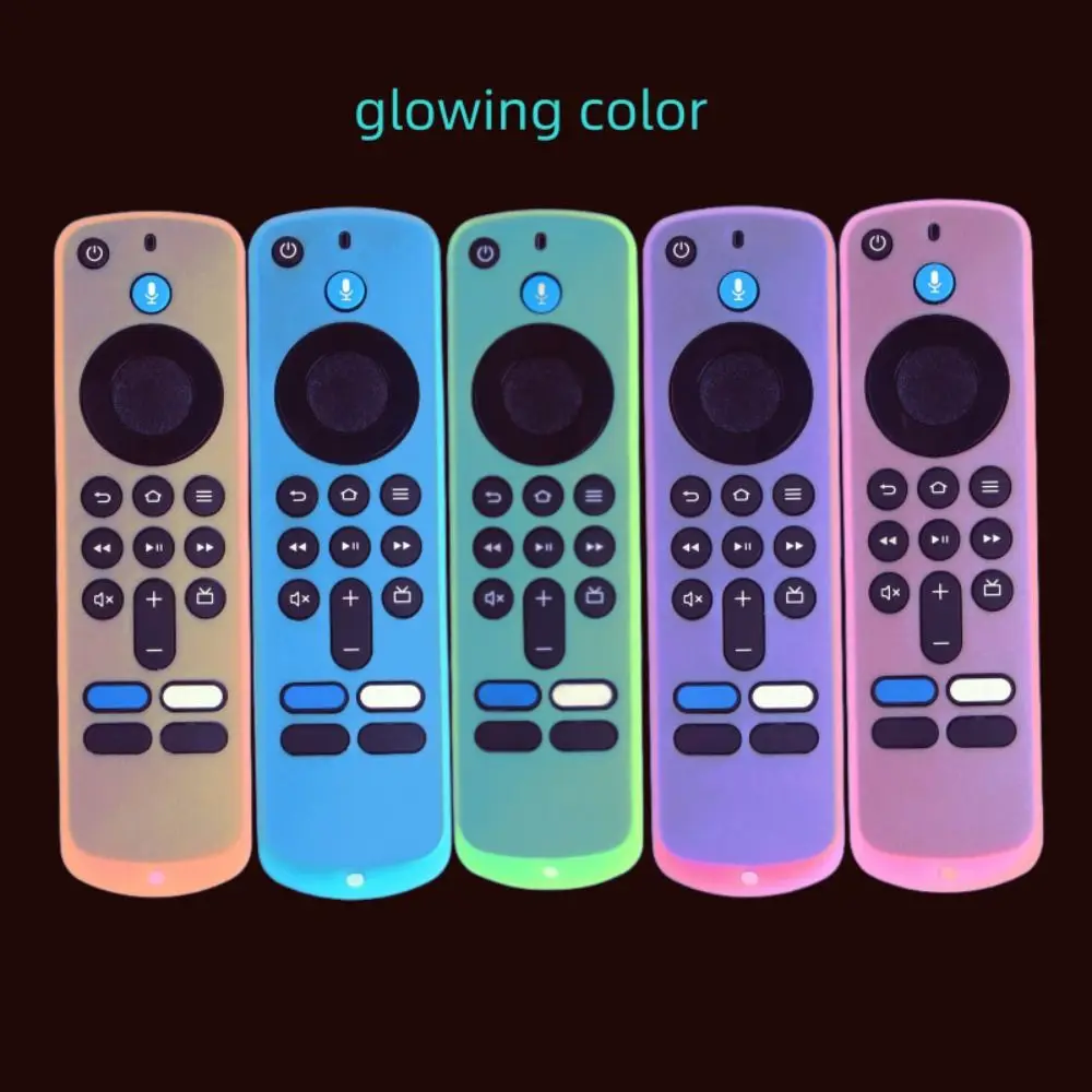 Silicone Protective Case Shockproof with Lanyard Remote Controller Cover Protector for Amazon 2025 Fire TV Stick 4K/HD