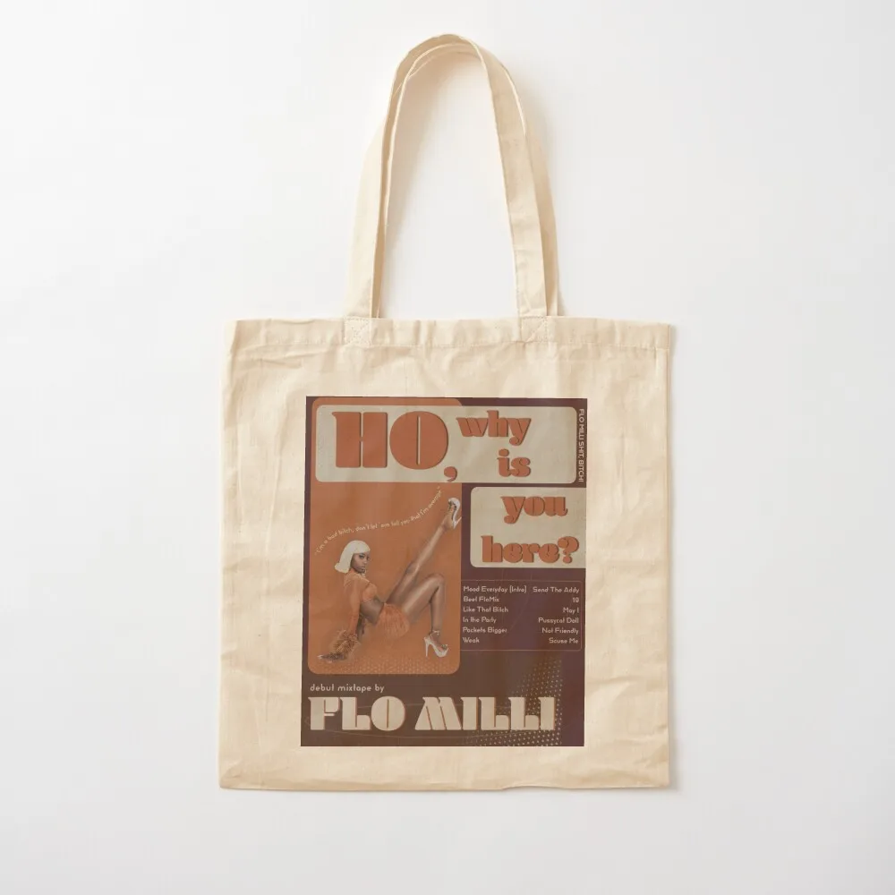 

Flo Milli Poster Tote Bag tote bag woman Portable shopping bag