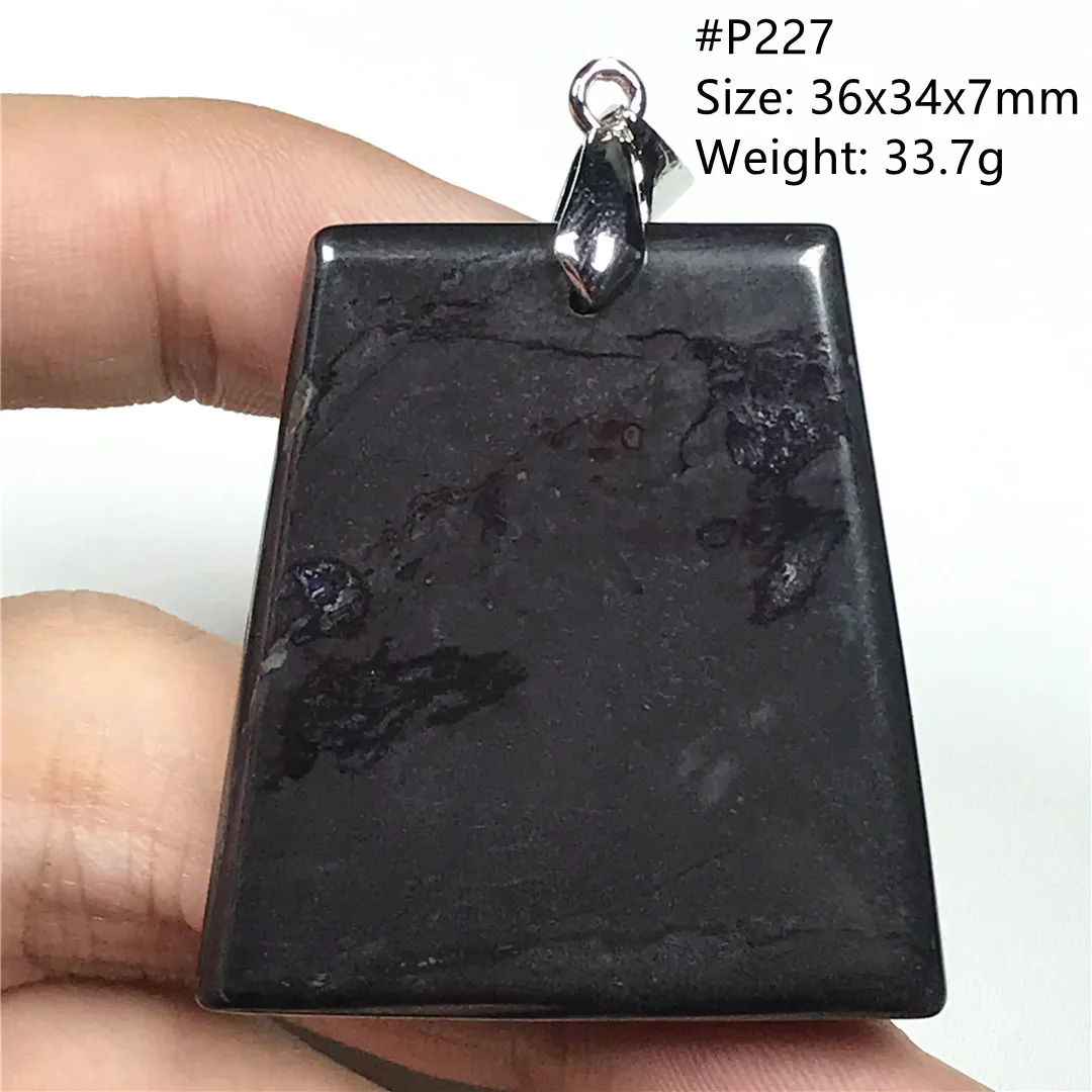 

Natural Sugilite Pendant For Women Man Beauty Healing Gift Reiki Crystal 36x34x7mm Beads Silver Stone Gemstone Jewelry AAAAA