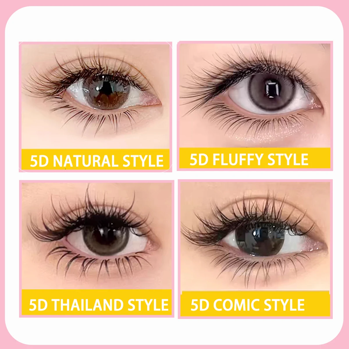 5d camélia cílios postiços lc lb ld lu curl extensões de cílios macios high-end cílios postiços atualizar premium cílios individuais