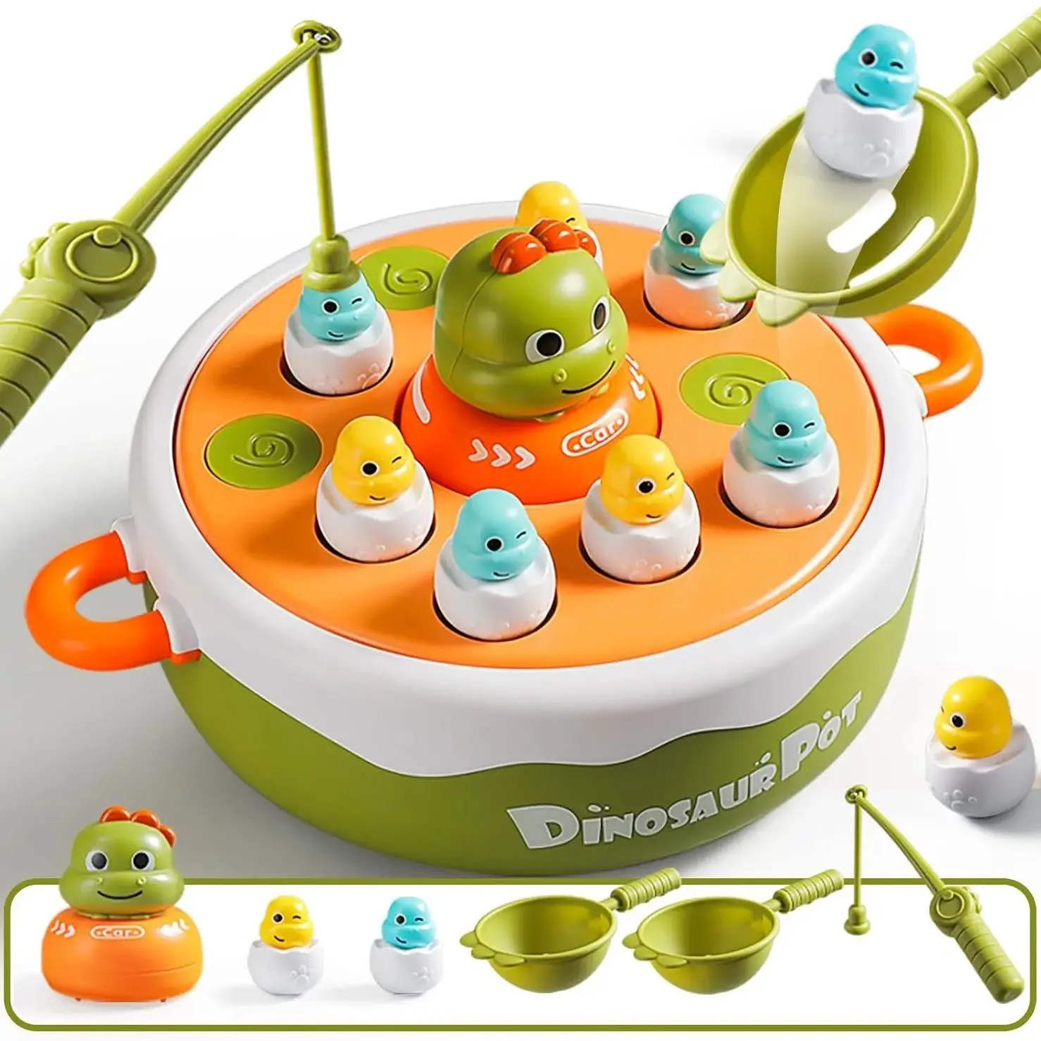 

Многофункциональный прыгающий динозавр «четыре в одном», развивающие детские игрушки, боулинг, шахматы, игра на рыбалку, подарок для мальчиков и девочек
