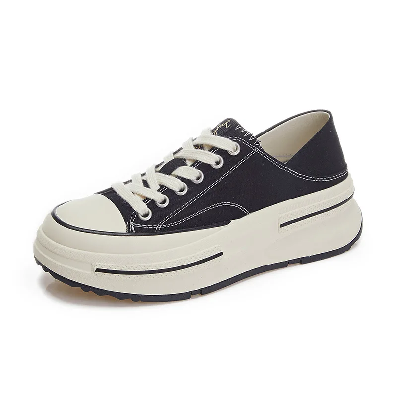 

Women Shoes 2023 Spring Autumn New Fashion All-match Platform Casual Lace-up Shallow Spring/Autumn Shallow Mixed Colors