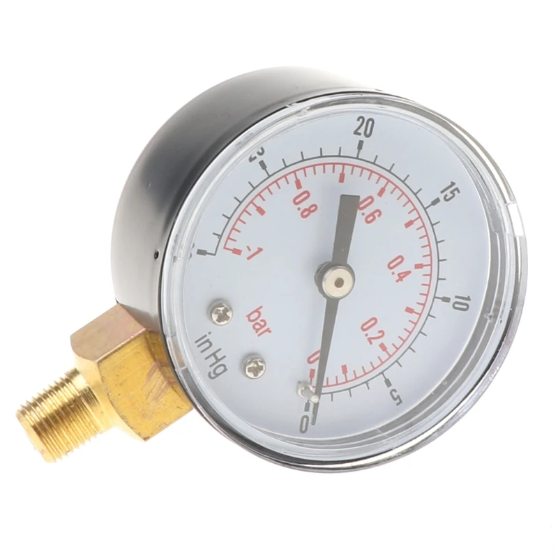 Imagem -05 - Medidor de Vácuo 52 mm Bspt Manômetro de Conexão Inferior para Compressor de ar Kxre
