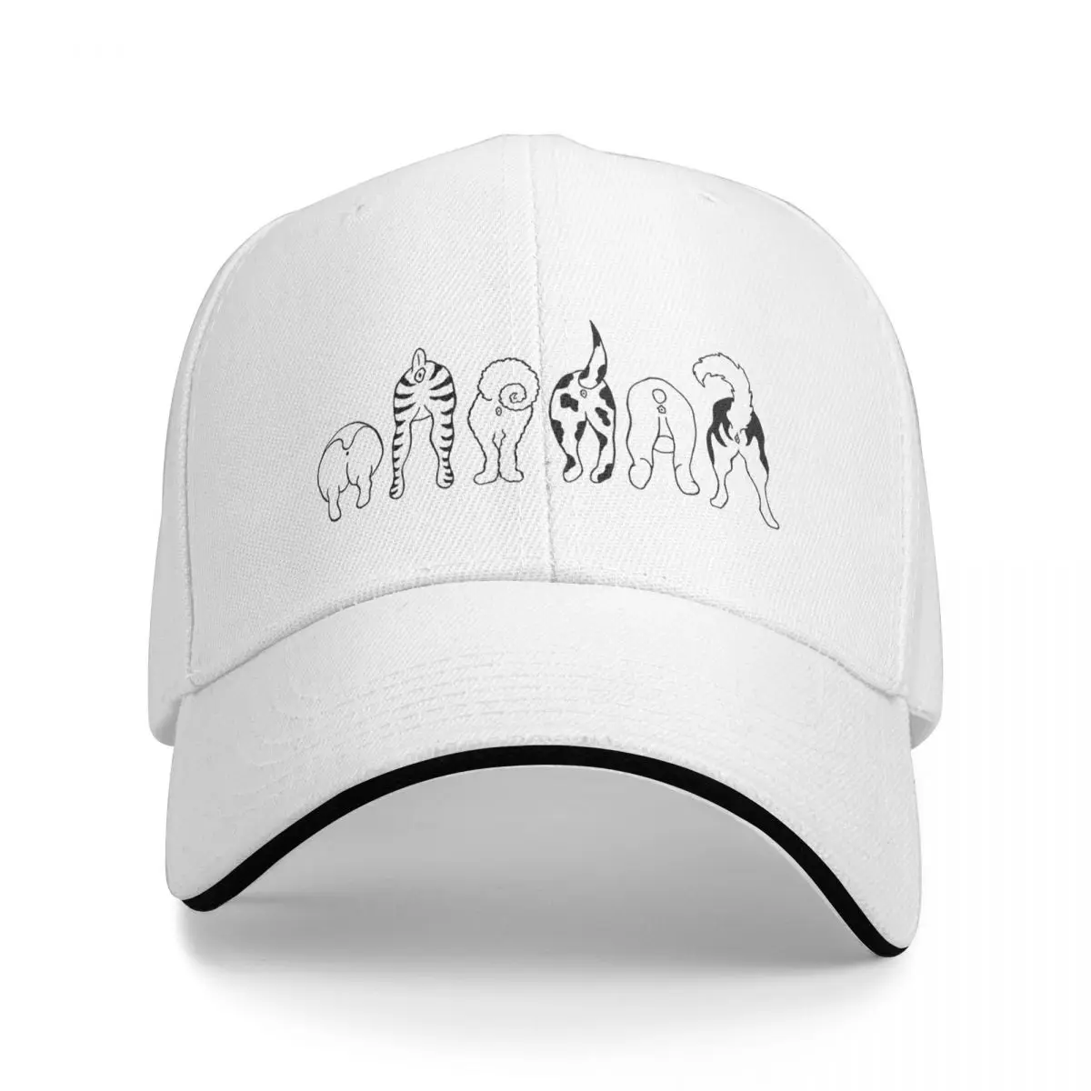 Dog Butts Cap Baseball Cap Beach bag baseball hat hats for women Men's