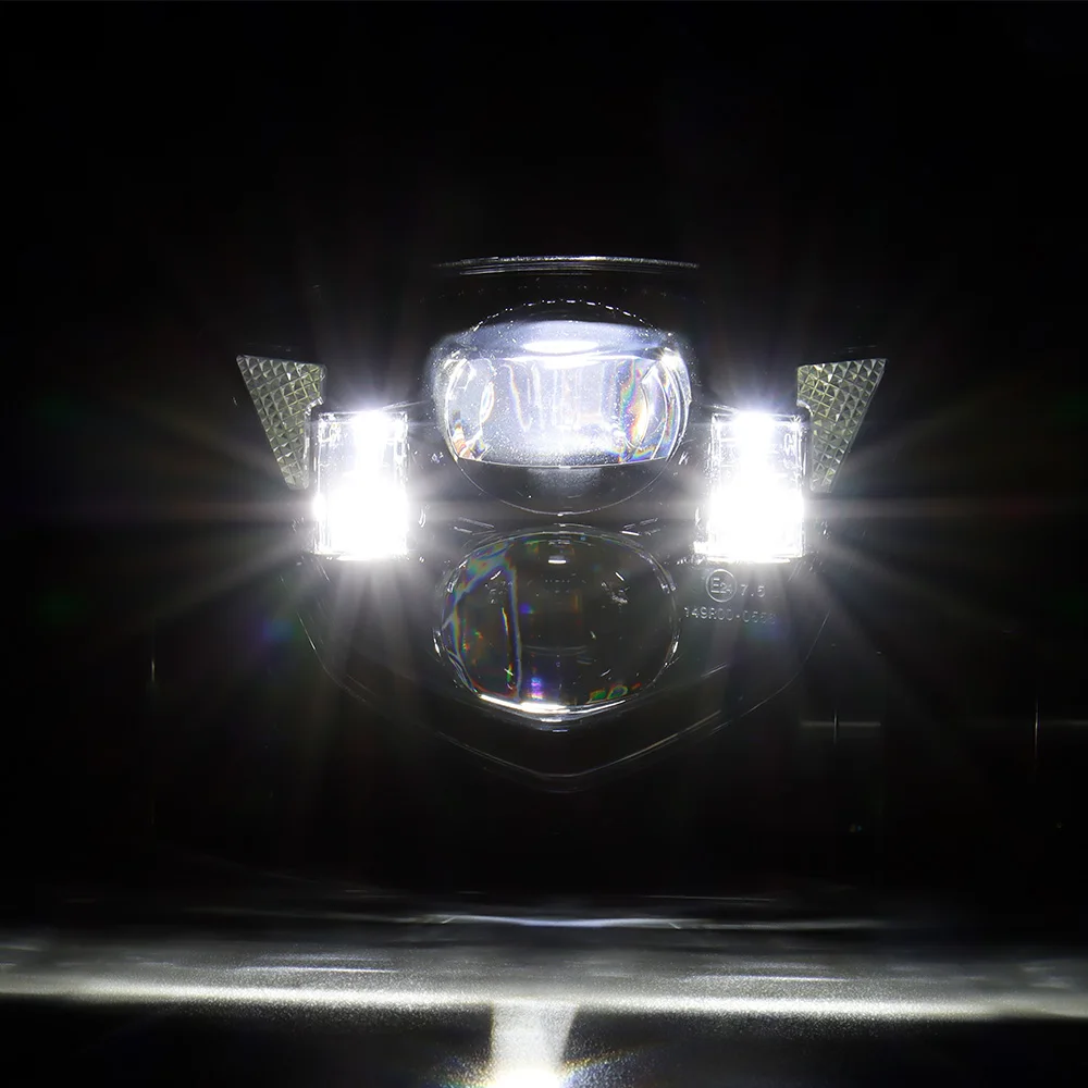 LED Headlight Headlamp For Husaberg TE 125 250 300 FS FE 350 390 450 501 570 2009-2014 TE300 FE450 Motorcycle Light Lamp w/ DRL