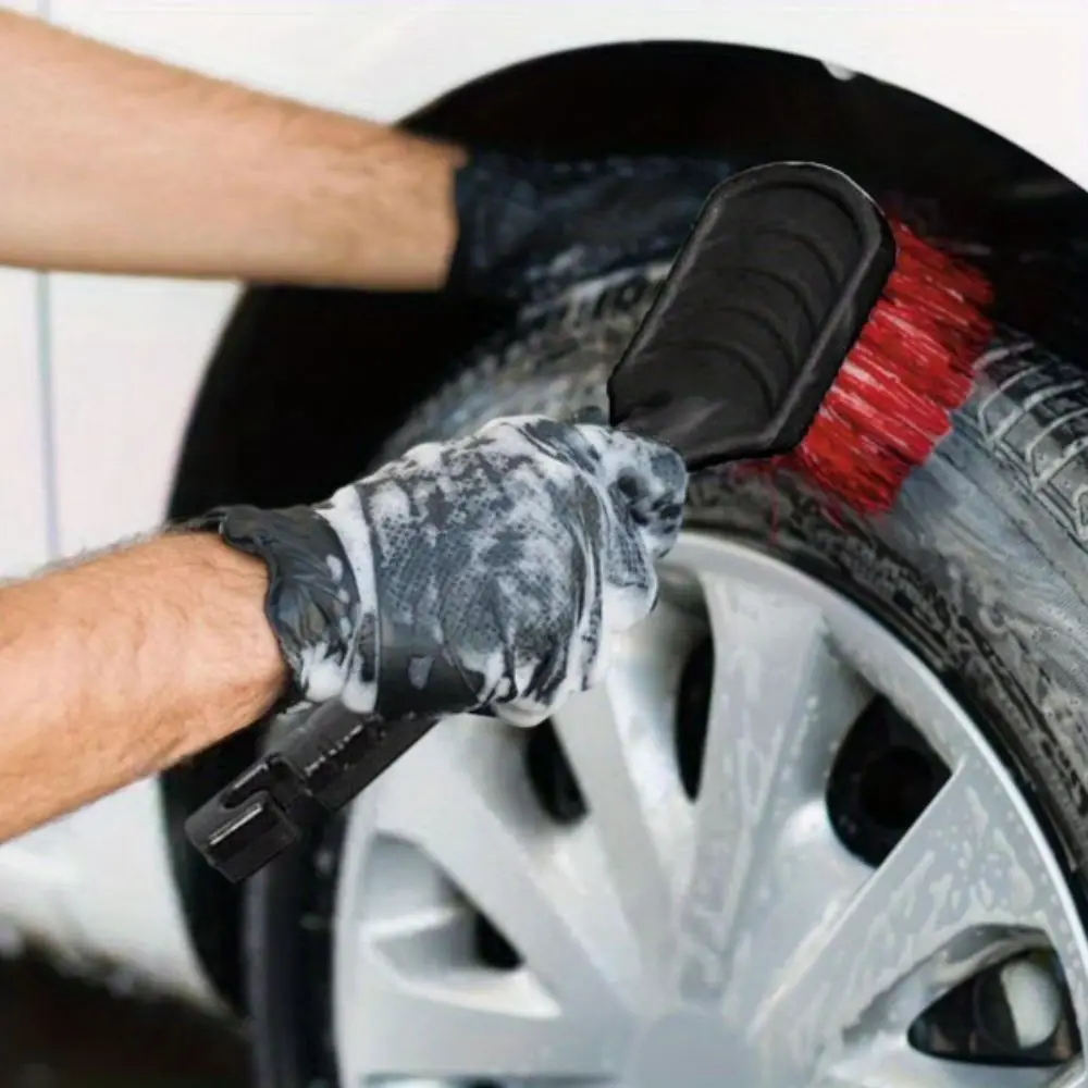 High-quality PPT Bristles Car Wash Brush Effective Water Absorption Gentle Cleaning Automotive Cleaner Ergonomic Design