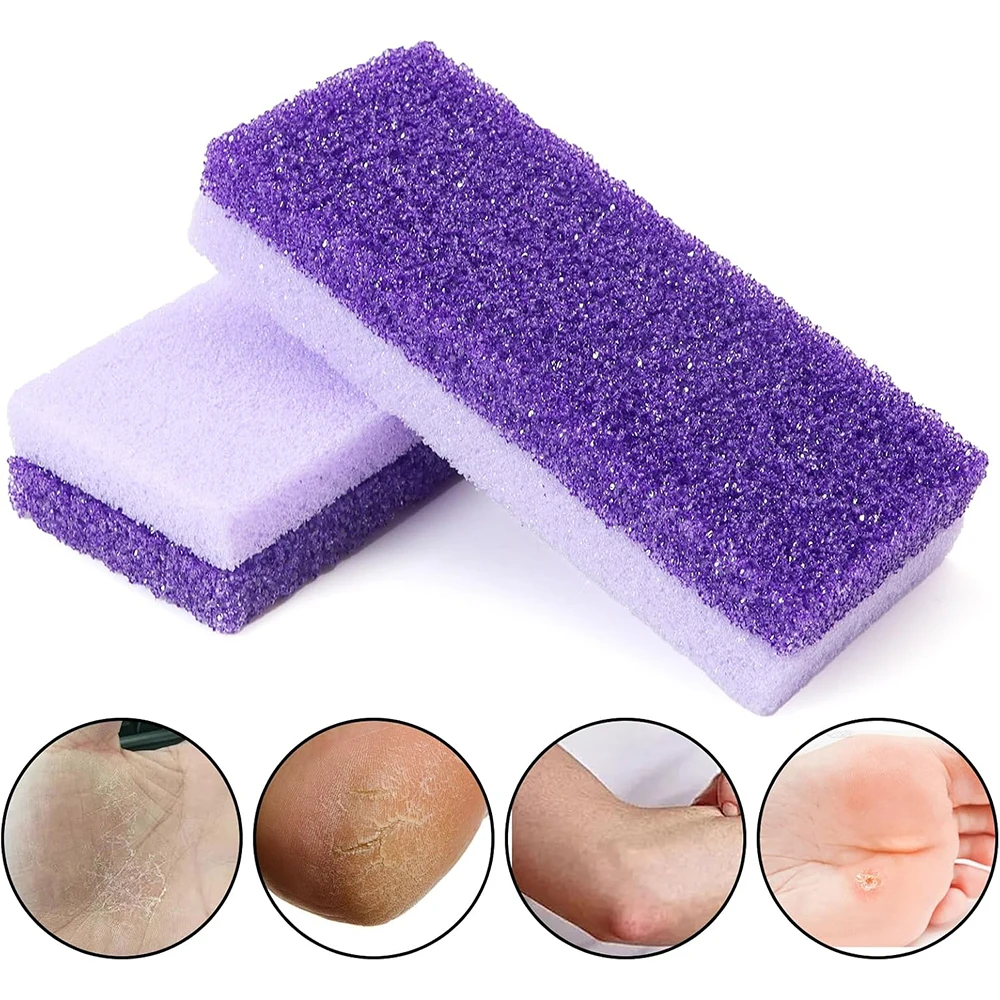 1/10Pcs Stone Foot File Foot Pumice Callus Dead Skin Remover Foot Heel Scrubber Smooth Feet In Seconds Pedicure Exfoliator Tool