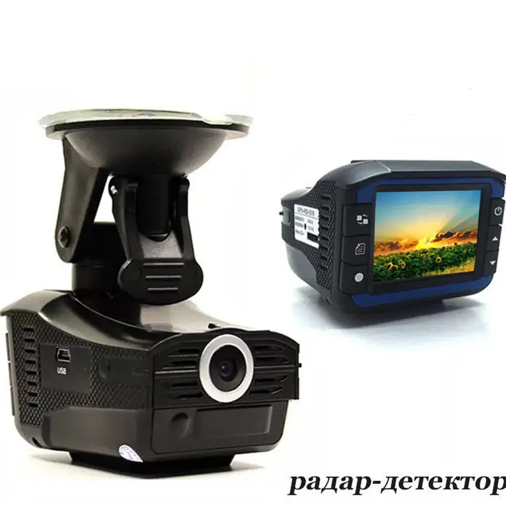 2026 Nieuwe Dashcam VGR-3 Plush Anto DVR Camera Video 2-in-1 DVR Cam Detector 150 Graden Lens Russische Engelse Taalversie