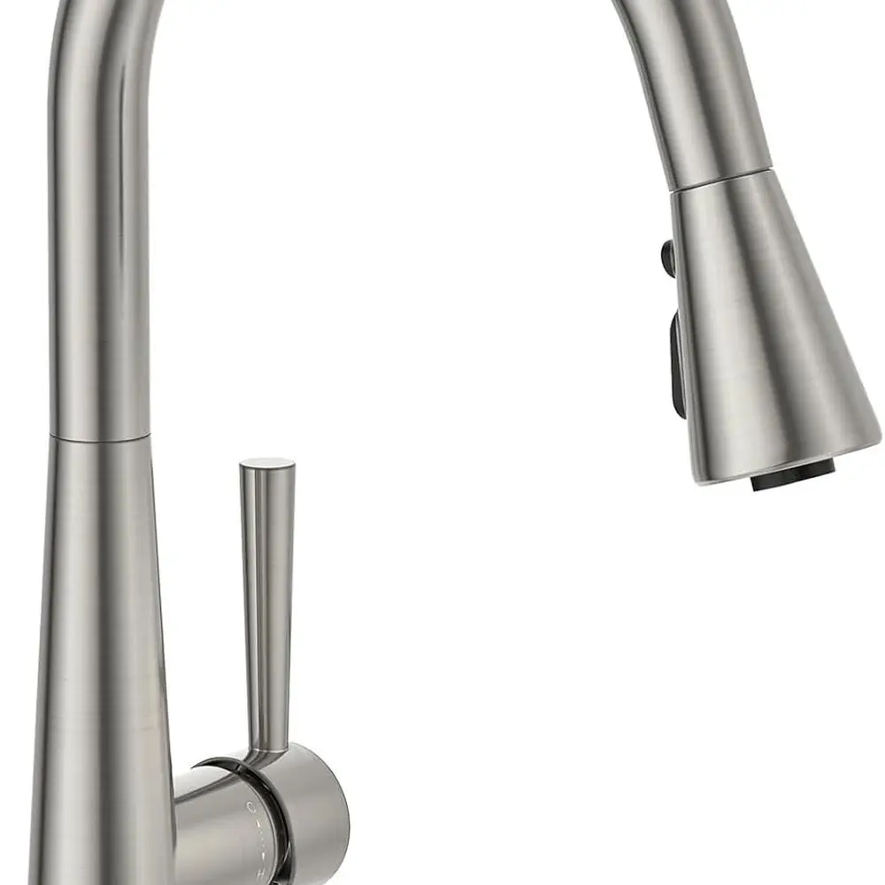 

Brushed Nickel Kitchen Faucet with Pull Down Sprayer, Single Handle Kitchen Sink Faucet, Faucet for Kitchen Sink with Magnetic D