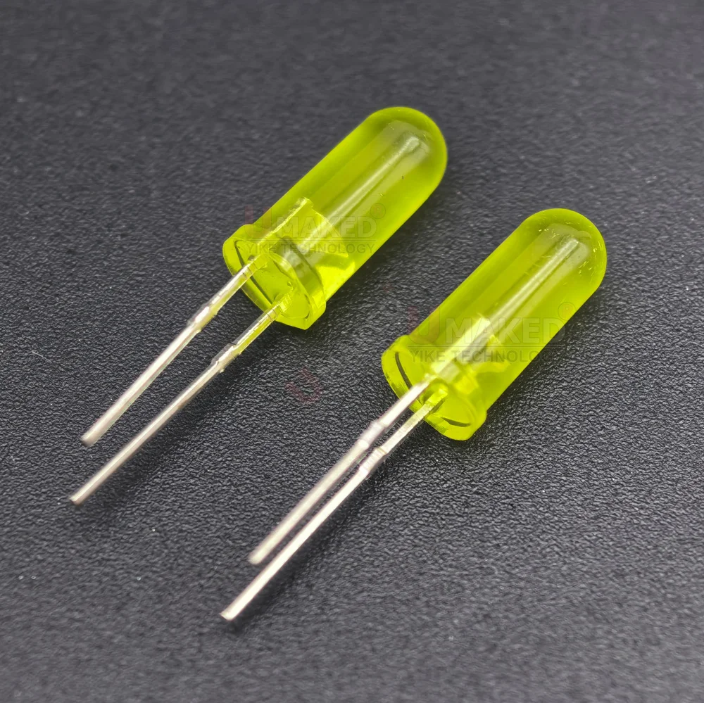 1000pcs 3x10mm LED Light diodes chips red blue Green Yellow Emitting Diode Lamp Bright Color 2-3V Indicator DIP PCB Circuit Bulb