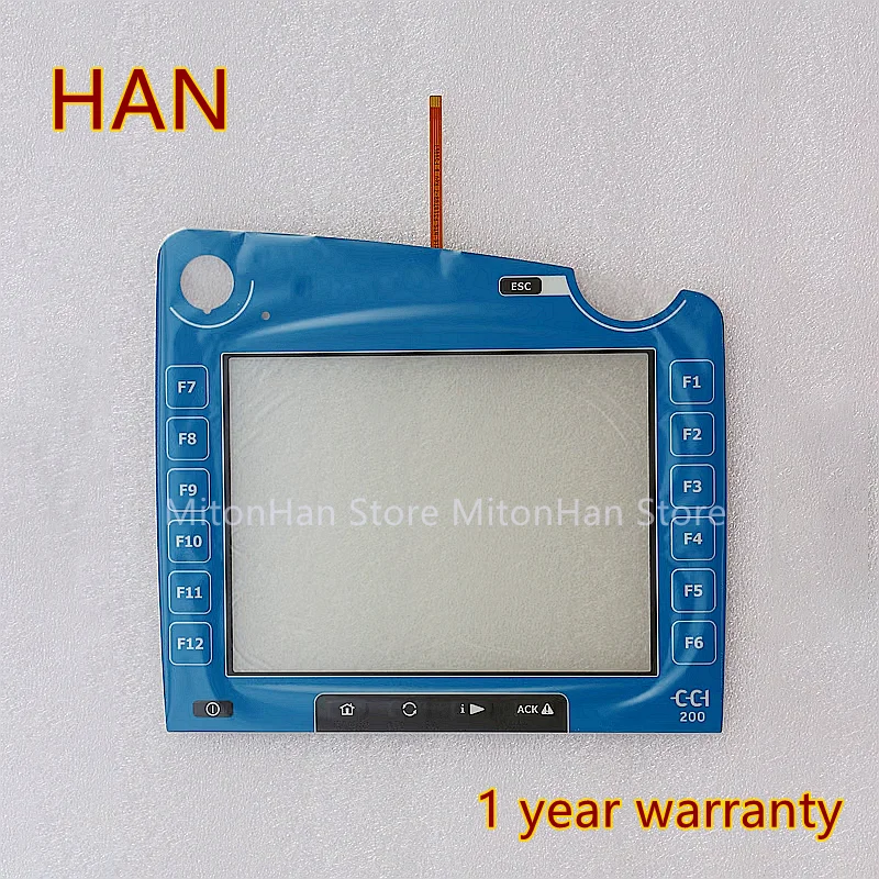 Brand New For CCI200 HMI CCI 200 PLC CCI-200 Touch Panel Screen Glass Digitizer Protective Film Overlay