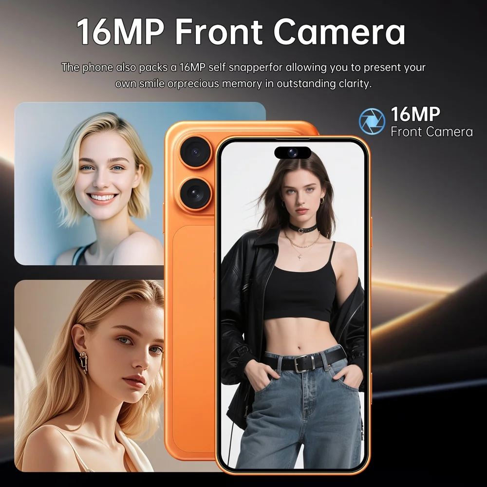 K-Touch Mobiltelefone M17 Pro Max Smartphone 5G Dual-SIM Android 15 Günstiges Handy 7,3 Zoll 16+48MP Kamera 7800mAh WIFI GPS Globale Version Mobiltelefone für Männer und Frauen – Detail 9