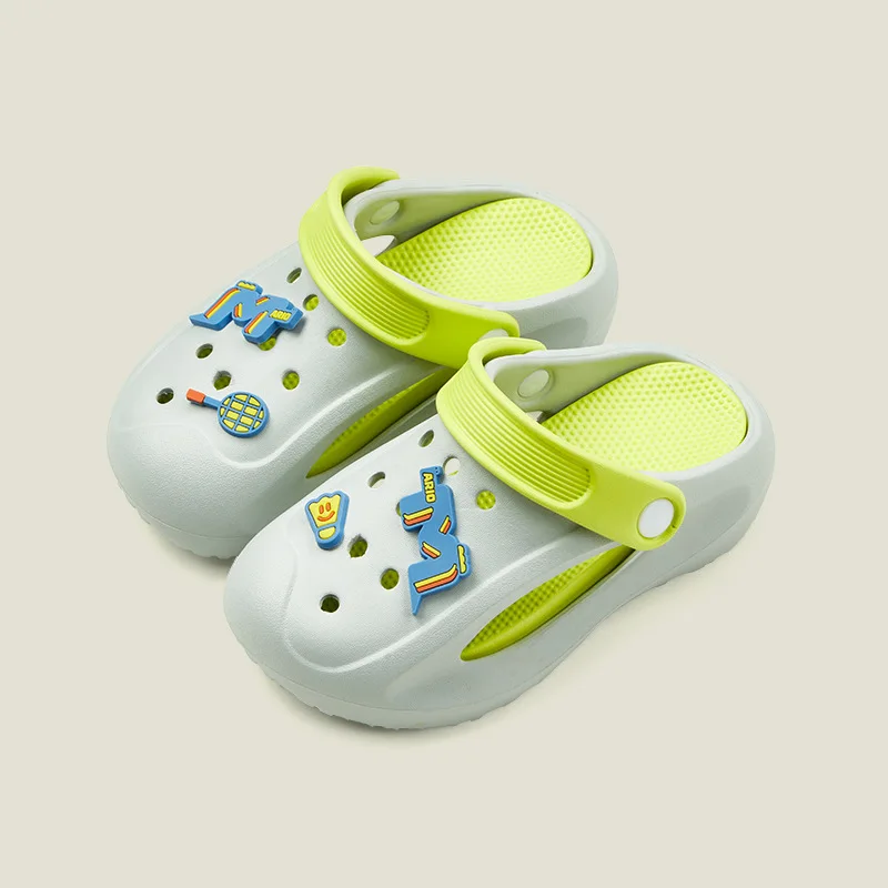 

Children's Hole Garden Shoes Summer Beach Hole Baby Slipper Boys' And Girls' Parent Child Baby Baotou Cool Slippers Sandals