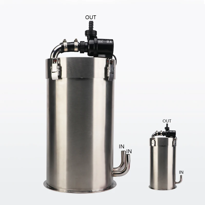 Premium Quality Aquarium Canister Stainless Steel Pro Canister Filter ADA Style Filter Barrel фильтр для аквариума