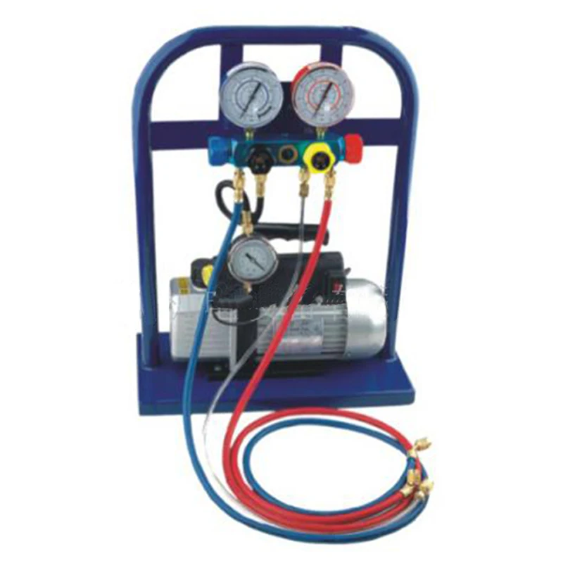 MH-778 Portable Refrigerant Filling Machine Dual Meter, Auto Air Conditioner Repair Tool R12/R134a Refrigerant Filling